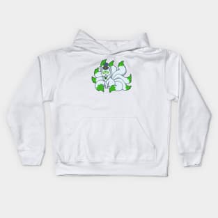 Kitsune Leprechaun - St Patricks Kitsune Kids Hoodie